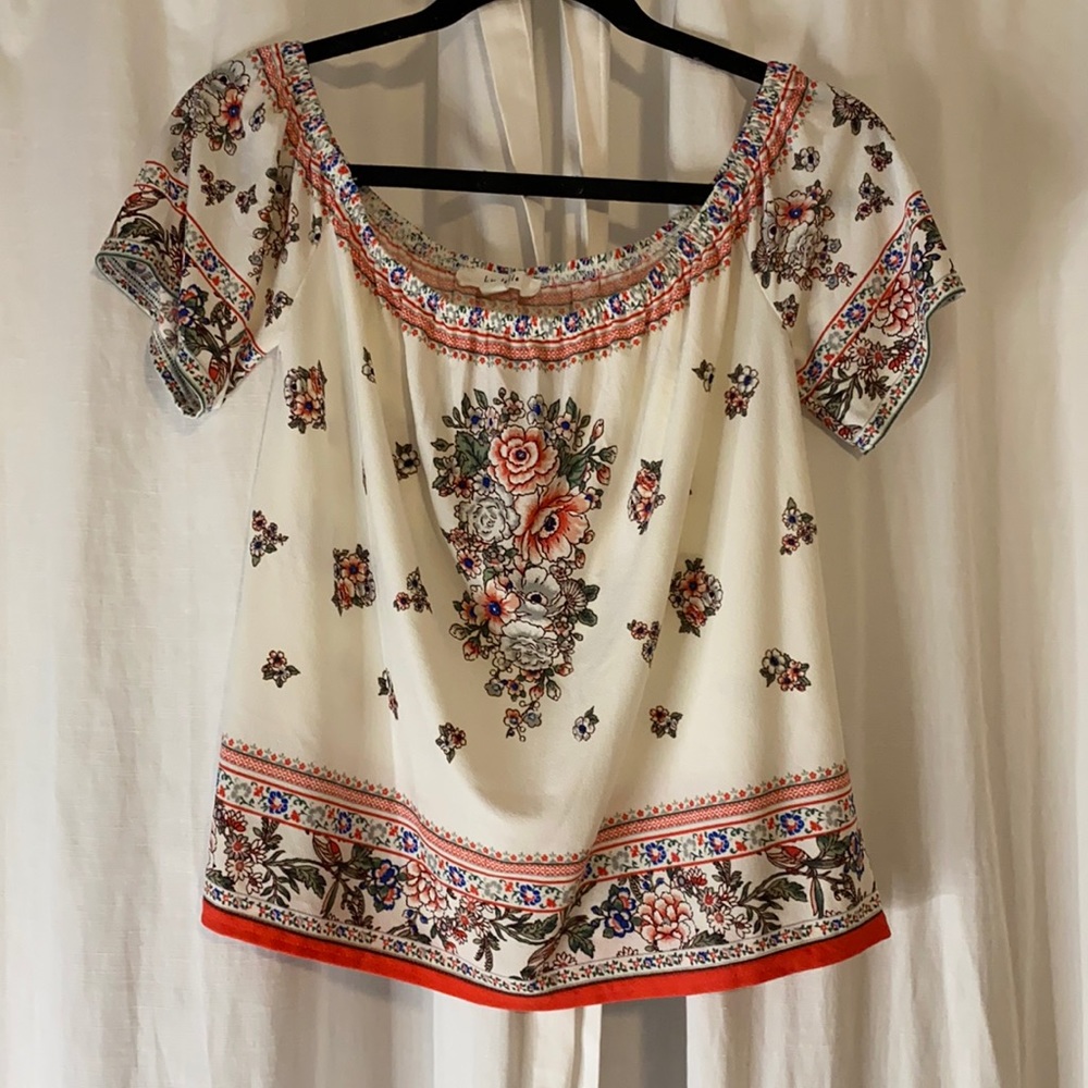 Off the shoulder shirt